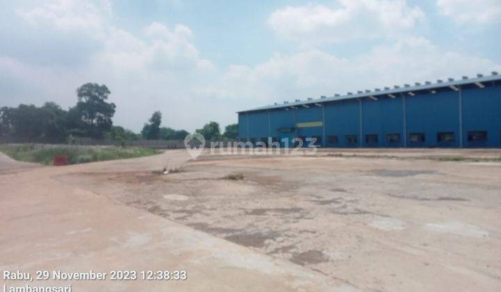 Tanah 12000 m² di rest area jalan tol tambun bekasi 1