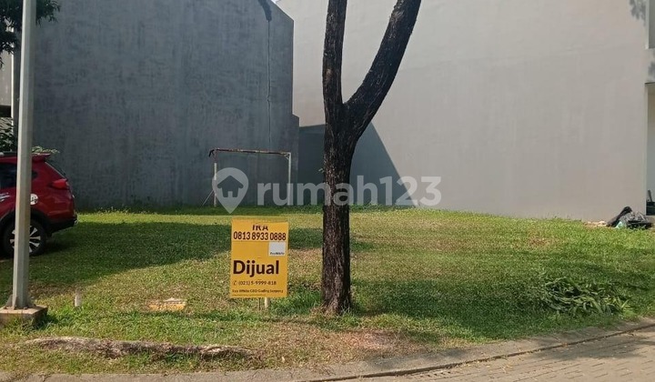 Tanah Kavling Cluster Posisi hoek di Cluster albera, Foresta BSD