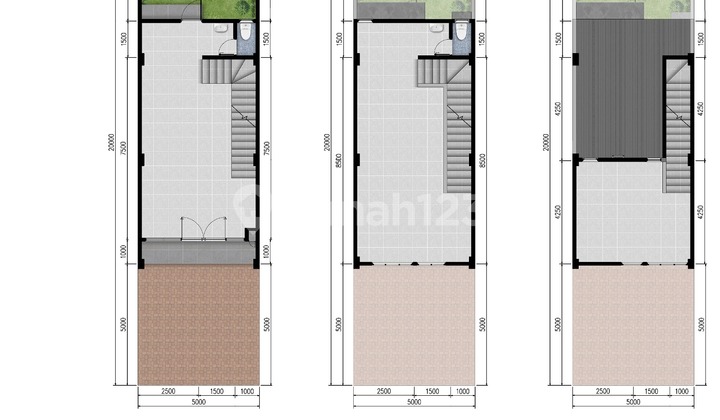 Brand New Ruko Americano 5x20 Facing Metland Menteng Cakung Street