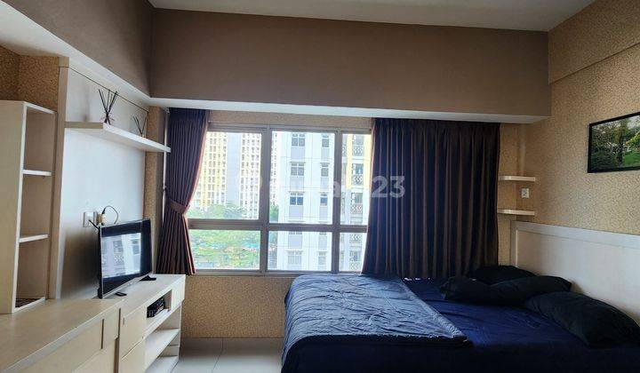 Jual Rugi, Harga Masih Nego, Unit Tipe Studio Full Furnished Bagus Di Apartemen The Springlake View Menara Elodea Summarecon Bekasi 1