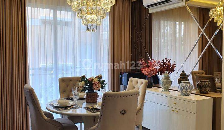 APARTEMEN THE PRIMROSE CONDOVILLA 3 KAMAR TIDUR HOEK FURNISHED BAGUS DAN SANGAT LENGKAP DI SUMMARECON BEKASI 1