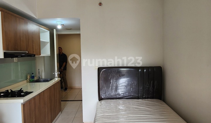 Selling Good Unit Studio Type Furnished Courtyard View Low Floor with Certificate at Caldesia Tower Apartments The Springlake Near Summarecon Mall Bekasi