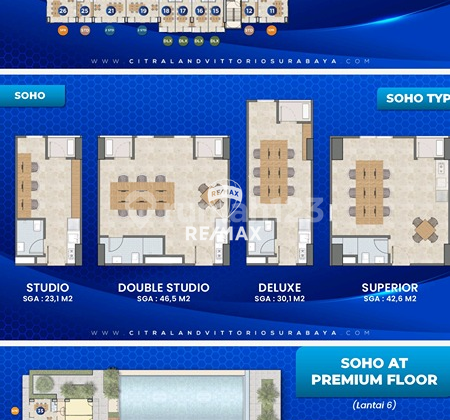 Dijual Apartemen Vittorio Babatan Wiyung 2