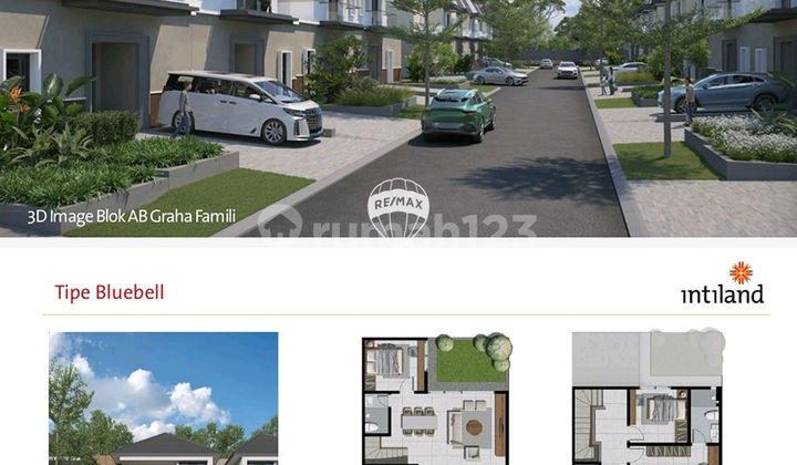 Dijual Rumah Graha Famili Type Blubell Sistem One Gate 2