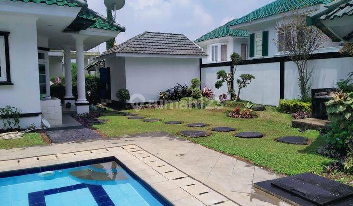 Disewakan Villa Bagus dengan Taman Luas ada Kolam Renang 2