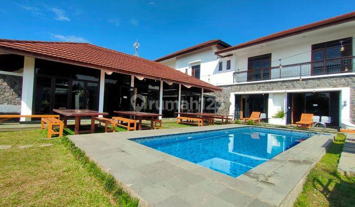 Villa Kapasitas Besar Dan Luas Di Cipanas Puncak Ada Kolam Renang 1