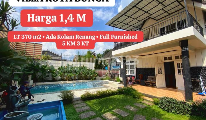 Murah Villa Siap Huni Ada Kolam Renang Di Kota Bunga Puncak 2