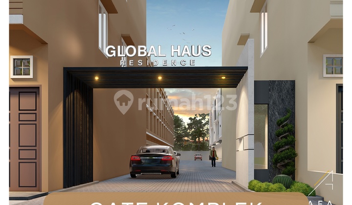 Global Haus Residence, Townhouse Cantik di Kec. Medan Tembung 2