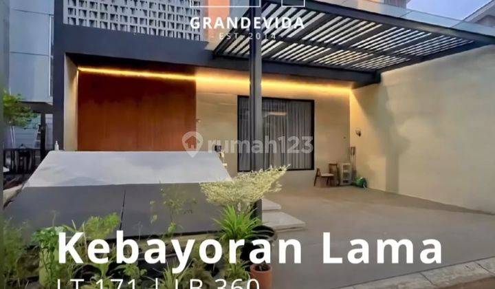 Rumah Cantik Full Furnished Di Kebayoran Lama  1