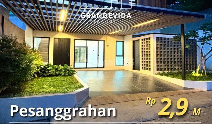 Rumah Modern Tropis Jual Cepat di Pesanggrahan Jakarta Selatan  1