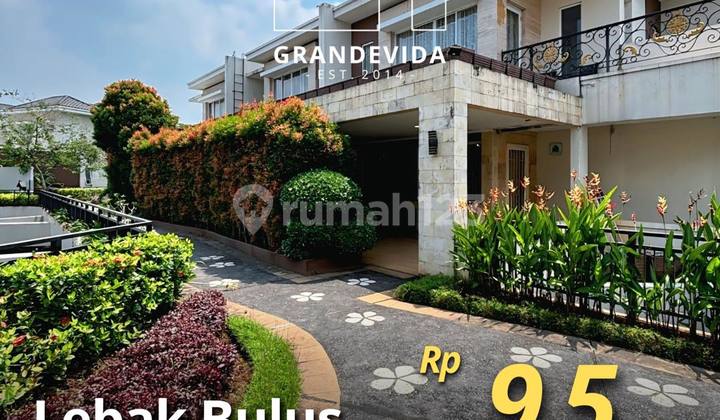 Lebak Bulus [For sale] : Rumah Furnished Dalam Komplek besar konsep American Classic