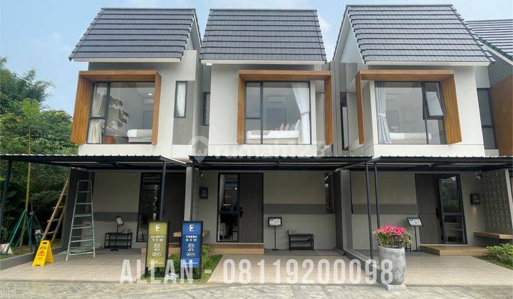 Dijual Rumah 2 Lantai Cluster Elaia Cisauk BSD dekat Stasiun 1