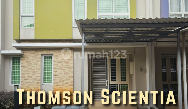 For Sale Affordable House Cluster Thomson Scientia Gading Serpong