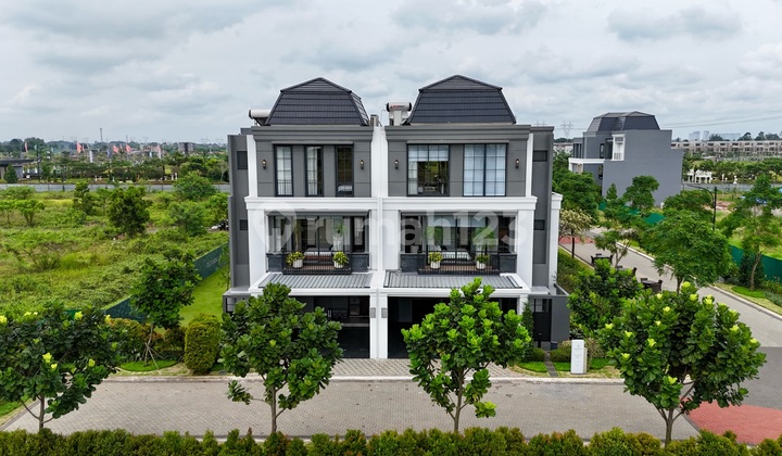 Rumah Mewah Full Marmer Modern American Classic BSD Serpong