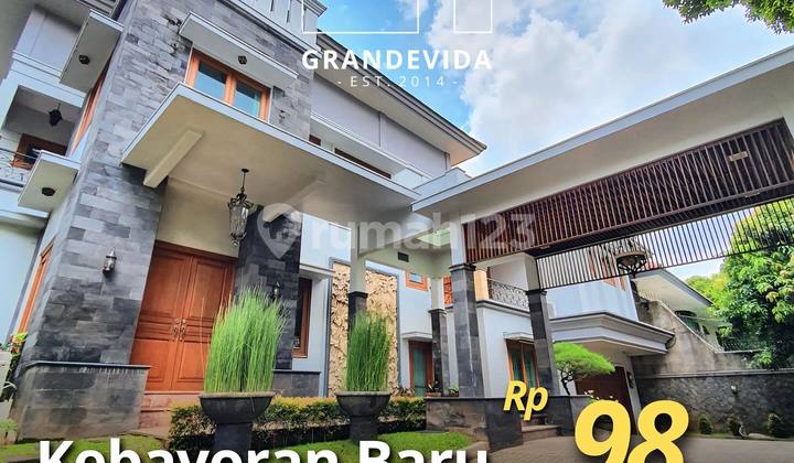 Rumah Mewah Area Strategis, Di Kebayoran Baru Jakarta Selatan