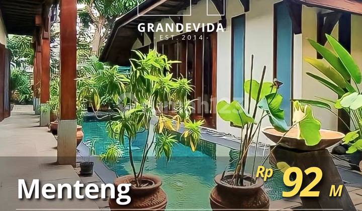 Rumah Luas Asri Ring 1 Menteng Jakarta Pusat