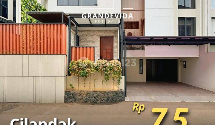 Rumah Baru Terawat, Pool Dlm Townhouse Cilandak Jakarta Selatan 1