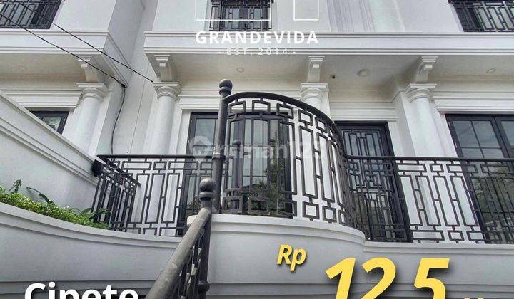 Rumah Baru Dalam Townhouse Private Pool Fooftop Cipete Jaksel 1