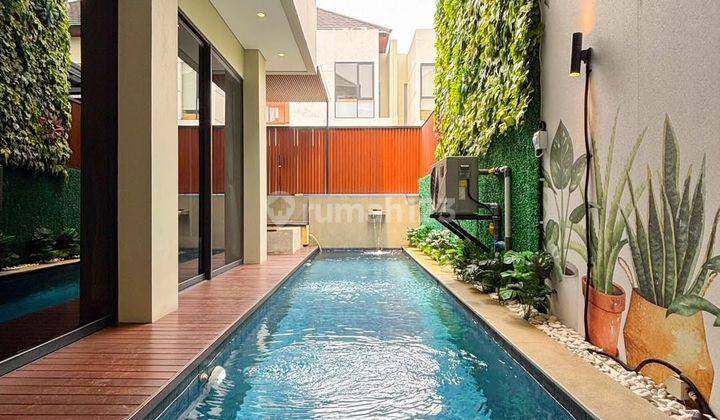 Rumah Terawat, Pool Dlm Townhouse Cilandak Jakarta Selatan 7