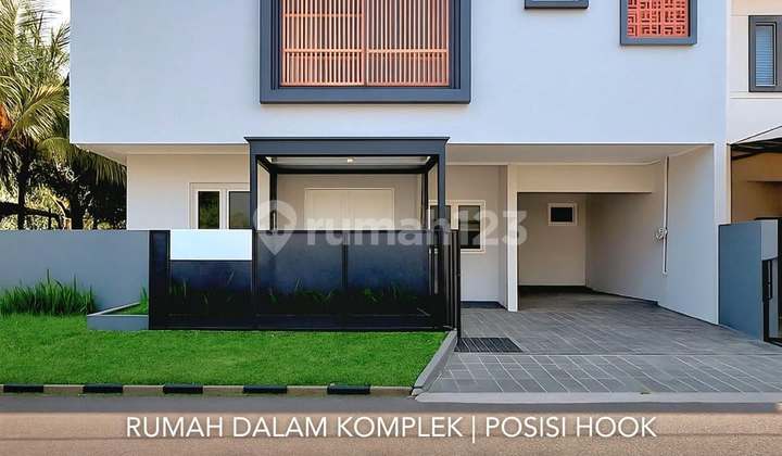 Rumah Baru Dalam Komplek Posisi Hook Bintaro Tanggerang Selatan