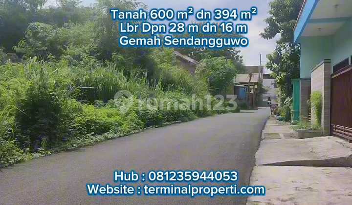 Tanah  Murah Dijual SHM Hak Milik di Gemah Dkt Amposari Sendangguwo Tembalang Semarang Timur 2