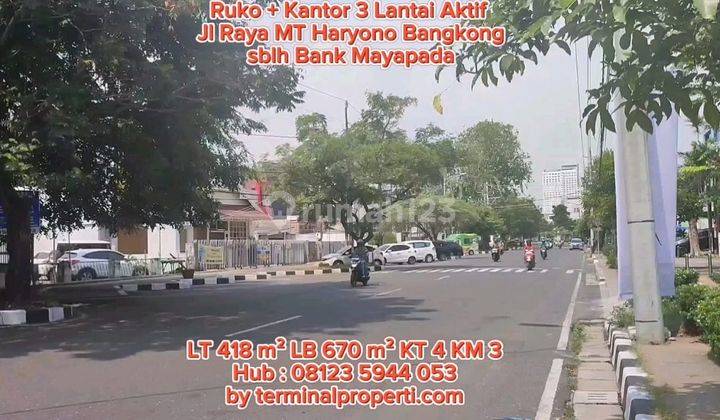 Kantor/ Ruko 3 Lt Dijual di MT Haryono Bangkong Semarang Tengah Kota 1