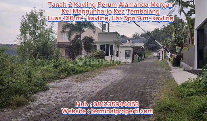 Tanah Dijual Dibawah Njop di Perum Alamanda Mangunharjo View Bagus Tembalang Semarang Timur 1