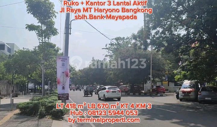 Kantor/ Ruko 3 LT Dijual Langsung Pemilik di Mt Haryono Bangkong Semarang Tengah Kota 2