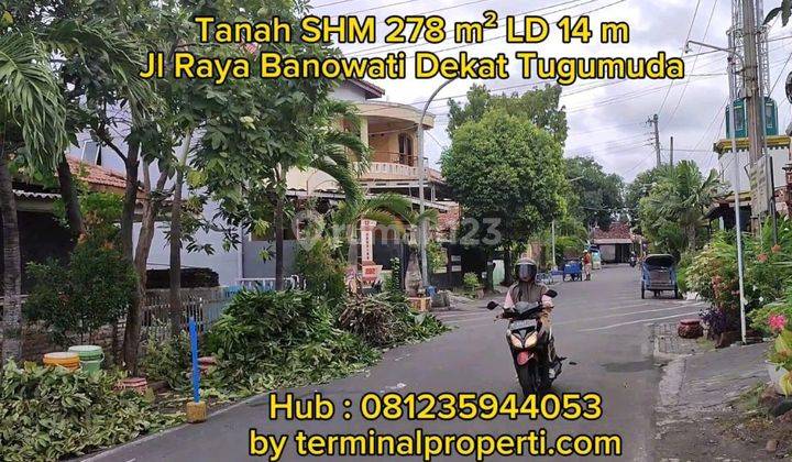 Tanah Dijual Hak Milik Jln Raya Banowati Bulu Lor Dekat Jendral Sudirman Kota Semarang 2