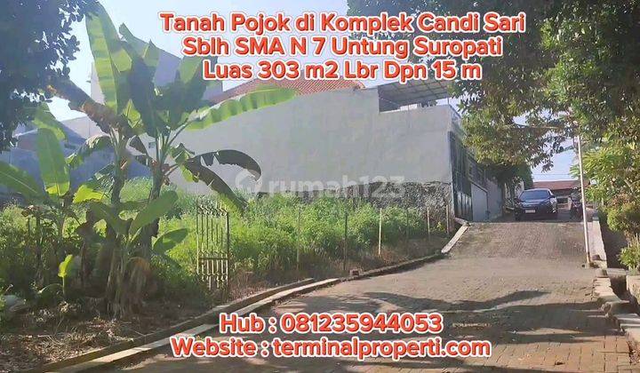 Tanah Dijual Pojok SHM di Candisari Sblh Sman 7 Dkt Untung Suropati Ngaliyan Semarang Barat 1