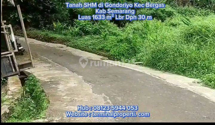 Tanah Dijual SHM Hak Milik Zona Kuning di Gondoriyo  Kec Bergas Ungaran Kab Semarang 2