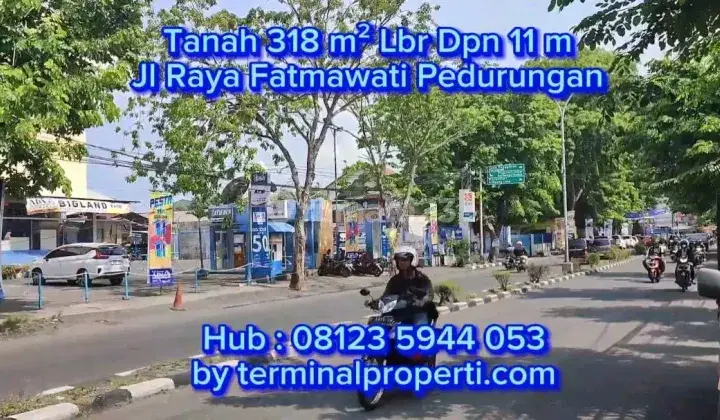 BU,Tanah Dijual Murah SHM Hak Milik di Jl Raya Fatmawati  Pedurungan Dkt Majapahit Semarang Timur 1