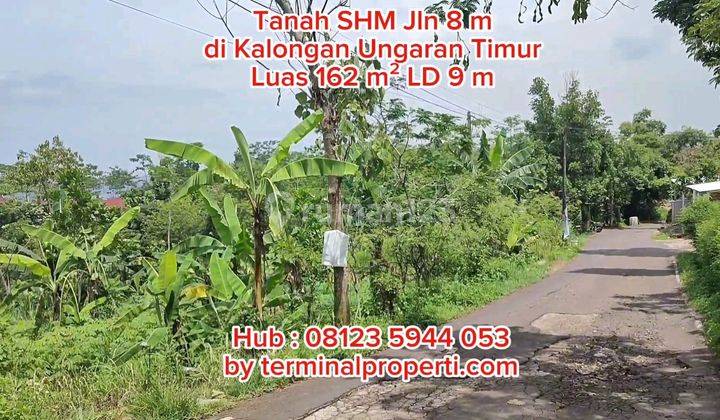 Tanah Dijual Murah SHM 162 M2 Ld 9 M di Kalongan Dkt Kantor Kec Ungaran Timur Kab Semarang 2