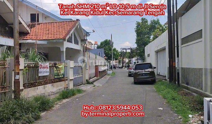 Tanah Dijual Hak Milik Tengah Kota di Jl Seroja Kel Karangkidul Kec Semarang Tengah 1