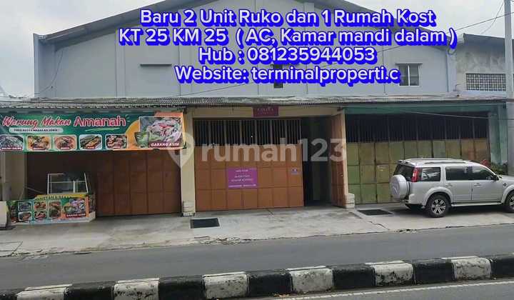 2 Ruko & Rumah Kost Baru 2 lt Dijual SHM Hak Milik di Jl Raya Kedungmundu Tembalang Dpn Unimus