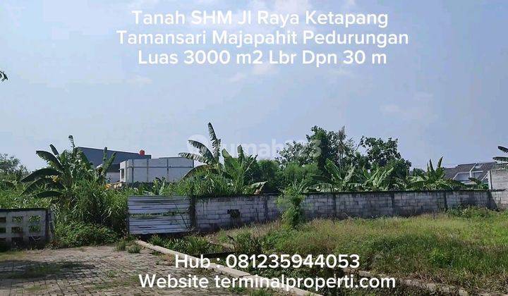 Tanah Dijual Murah SHM Hak Milik Jl Raya Tamansari Kec Pedurungan Semarang Timur 2