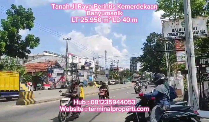 Tanah Dijual 2,6 H SHM Hak Milik di Jl Raya Perintis Kemerdekaan Banyumanik Semarang Atas 2