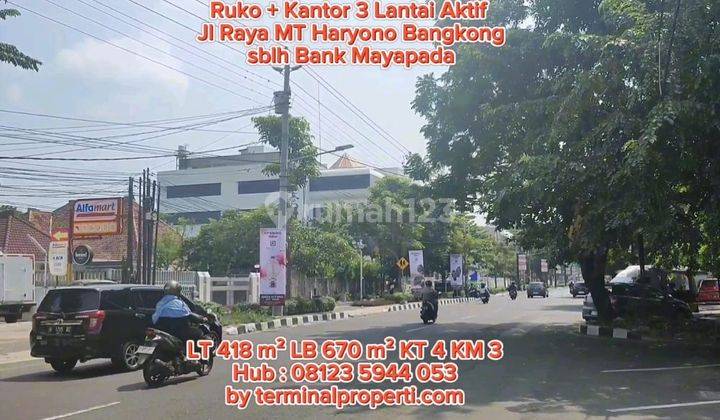 Kantor Ruko 3 Lt Dijual di Mt Haryono Bangkong Semarang Tengah Kota 1