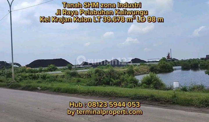 Tanah Dijual SHM  Hak Milik Zona Industri di Jl Raya  Pelabuhan Krajan Kulon Kaliwungu Kendal 2