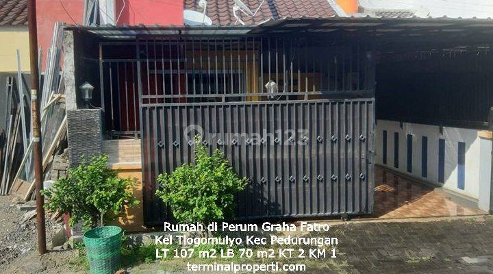 Rumah Dijual Bagus SHM Hak Milik Pribadi Di Graha Fatro Tlogomulyo Pedurungan Kota Semarang 1