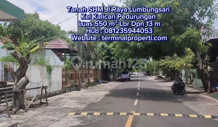 Tanah Dijual Murah SHM Hak Milik Jl Raya Lumbungsari Kalicari Kec Pedurungan Semarang Timur 2
