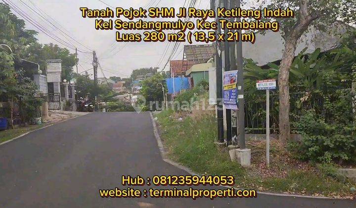 Dijual Tanah Murah SHM Hak Milik Jl Raya Ketileng Indah Sendangmulyotembalang Semarang Timur 2