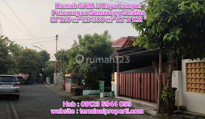 Bu, Dijual Rumah Bagus 2 Lt SHM Hak Milik Full Furniture di Peterongan Jl Lamper Raya Semarang Selatan  2