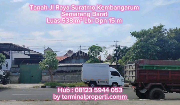 Tanah Dijual Murah SHM Hak Milik Jl raya Suratmo Kembangarum Semarang Barat 1