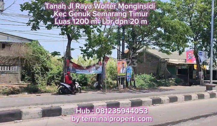 Tanah Dijual Hak Milik Jl Raya Woltermonginsidi Genuk Semarang Timur Dkt Pelabuhan Dn Kawasan Industri 2