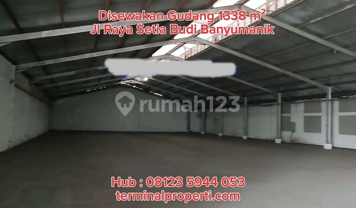 Disewakan Murah Bbrp Gudang Tengah Kota Jl Raya Setia Budi Banyumanik Kota Semarang 1