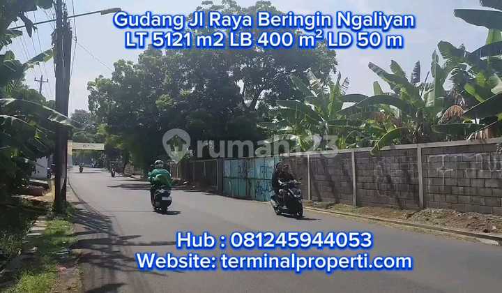 Warehouse for Sale, Cheap Land Price with SHM Ownership Title on Jl Raya Beringin, Ngaliyan Subdistrict, West Semarang 2
