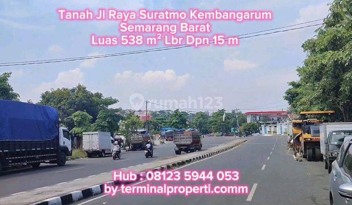 Tanah Dijual Murah SHM Hak Milik Jl Raya Suratmo Kembangarum Semarang Barat 2