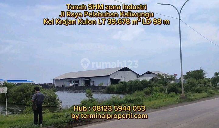 Tanah Dijual SHM Zona Industri di Jl Raya Pelabuhan Krajan Kulon Kec Kaliwungu Kab Kendal 1