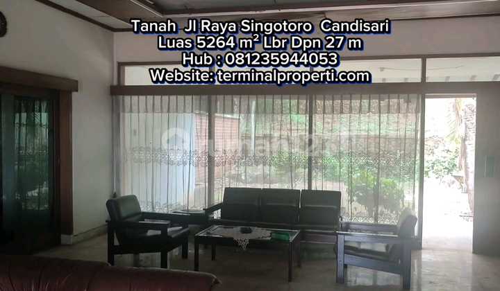 Tanah Bonus Rumah Dijual View Bagus SHM Hak Milik Jl Raya Singotoro Candisari Tengah Kota Semarang 2